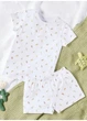 Пижама (футболка и шорты) для девочки Lupilu LIDL 459762 110-116 см (4-6 years) Белый - изображение 2