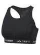 Спортивный топ борцовка с уплотненными чашками для женщины Crivit LYCRA® 473440 S Черный - изображение 1