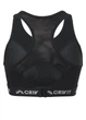 Спортивный топ борцовка с уплотненными чашками для женщины Crivit LYCRA® 473440 S Черный - изображение 3