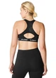 Спортивный топ борцовка с уплотненными чашками для женщины Crivit LYCRA® 473440 S Черный - изображение 4