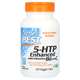 5-гидрокситриптофан Doctor's Best "5-HTP Enhanced with Vitamins B6 and C" аминокислота обогащенная витаминами Б6 и С, 100 мг / 15 мг / 200 мг (120 вегетарианских капсул) - изображение 1