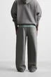 Спортивні штани Zara Relaxed Fit сірий 0761/371/807 M - изображение 3