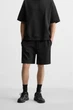 Шорти джогери Zara чорний 0761/451/800 XL - изображение 2