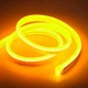 LED NEON стрічка 5м 12В силіконова неонова стрічка гнучка вологозахищена підсвітка для інтер'єру та вулиці контурна LED підсвітка для вивісок декору фасаду меблів з блоком живлення - изображение 1
