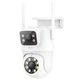 XO CR06 Star 400W Pixel двоекранна WiFi + Bluetooth камера відеонагляду з нічним баченням, датчиком руху, двостороннім аудіо та підключенням через CareCam PRO - изображение 1
