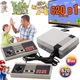 Ігрова приставка GAME NES 7724 Retro 620 ігор з 2 джойстиками, 8 біт консоль підключення RCA, ретро приставка для телевізора Nintendo стиль для дітей і дорослих - изображение 1