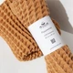 Рушник вафельний для рук YARA NATURALS - велика грецька вафля - 40 х 60 см - ГІРЧИЧНИЙ - зображення 1