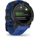 Смарт-годинник Garmin Instinct 3 – 45 mm, AMOLED Black with bolt blue/black silicone band (010-02936-03) - зображення 3