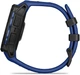 Смарт-годинник Garmin Instinct 3 – 45 mm, AMOLED Black with bolt blue/black silicone band (010-02936-03) - зображення 5