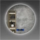 Зеркало круглое LED ML - 07 70×70 см с подсветкой, Smart-дисплеем (часы, температура) и подогревом (антизапотевания) - изображение 2