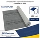 Супердиффузионная мембрана Masterplast Linopore RX 5000 130 г/м², 75 м² (1 рулон), для крыши и фасада - изображение 1