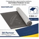 Супердифузійна мембрана Masterplast Premium 150 SA2 150 г/м², 75 м² (1 рулон), з самоклеючими стрічками, для даху та фасаду - зображення 1