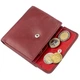Небольшой женский бумажник с монетницей ST Leather 18920 Бордовый - изображение 5
