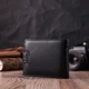 Небольшой вместительный кошелек из натуральной кожи ST Leather 22456 Черный - изображение 8