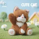 Мягкая игрушка Jooki Рыжий котик 25 см 85958 (4821000406687) - изображение 2