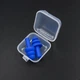 Беруши универсальные для плавания и от шума в пластиковом футляре Earplugs Blue (синий) - изображение 5