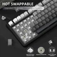 Ігрова механічна клавіатура ATTACK SHARK X85 Gradien black (Moonlit night) - изображение 7