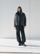 Куртка Uniqlo розмір S темно сіра (08) (480064) - изображение 5