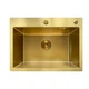 Мийка Mixxus MH5843 Micro Decor Brushed Gold (3.0/0.8) з нерж. сталі (колір матове золото) (MI8218) (00149288) - зображення 1
