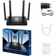 Маршрутизатор Cudy WR3600E BE3600 WiFi 7 Router 2.4 ГГц 5 ГГц Gigabit 4xLAN 4 антени бездротовий роутер MU-MIMO OFDMA WPA3 гігабітний маршрутизатор - зображення 3