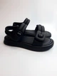 Босоножки для девочки Apawwa0992 black чорні р.27-17,7 см - изображение 2