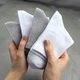 Носки женские 12 пар «White&LightGrey» средней длины хлопок премиум сегмент размер 39-42 арт. 36.6/34.6 - изображение 2