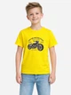 Детская футболка для мальчика Наталюкс Motorcycle 12380530647 134-140 см Желтая (1238053064751) - изображение 1