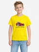 Детская футболка для мальчика Наталюкс Street Racer 12380630647 122-128 см Желтая (1238063064741) - изображение 1