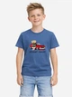 Детская футболка для мальчика Наталюкс Street Racer 12380683917 110-116 см Джинс (1238068391731) - изображение 1