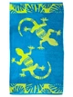 Пляжний рушник Le Comptoir de la plage Opal 90x170 cм бавовняний велюровий махровий яскравий з принтом французький стиль One size Блакитний-жовтий (ZIK0000028125) - изображение 1