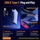 Бездротова ігрова гарнітура Ozeino OW810 2,4 ГГц для ПК, PS5, PS4 - зображення 3