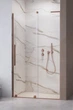 Душові двері RADAWAY Furo SL Brushed Copper DWJ 90 см праві скло прозоре 10307472-93-01R+10110430-01-01 - зображення 1