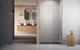 Душові двері RADAWAY Furo SL Brushed Nickel DWJ 100 см праві скло прозоре 10307522-91-01R+10110480-01-01 - зображення 4