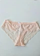 Женские кружевные трусики бразилиана Jasmine Lingerie А-657 Светло-розовые S (укр 42) - изображение 3