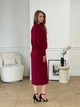 Кофта в рубчик бордовая Merlini Артуа 110001130 размер 4XL-5XL - изображение 3