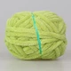 Плюшевая пряжа Mini 15г, Оливковый №799 - мягкая пряжа для игрушек, амигуруми и декора, мини моточки 15г/18м, микрополиэстер - изображение 3