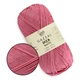 Gazzal Giza Matte, Коралловый №5570 - 100 г/250 м, 100% египетский хлопок, турецкая летняя пряжа для вязания спицами и крючком, Газал Гиза Мате - изображение 1