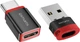 Адаптер 4smarts Data Blocker USB-C -USB-A/USB-C 2 шт. Black (4252011912384) - зображення 1
