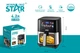 Мультипечь (аэрогриль) WINNINGSTAR ST-9696 4.2L Black-Silver - изображение 6