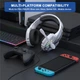 Игровая гарнитура KOTION EACH G9000 Plus для ПК и консолей с RGB-подсветкой и микрофоном (Белый) - изображение 8