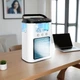 Портативный мини кондиционер с USB Ice Cooler XL-1346 • Настольный вентилятор-увлажнитель с резервуаром 560 мл и LED-подсветкой (008z) - изображение 2