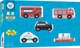 Zestaw Bigjigs Toys Pojazdy drewniane 2999566 (691621090640) - obraz 1