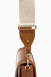 Жіноча сумка-кросбоді Zara Shoulder Bag Коричнева Широкий ремінь - изображение 3