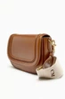 Жіноча сумка-кросбоді Zara Shoulder Bag Коричнева Широкий ремінь - изображение 4