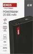 УМБ Emos B0560B 20000 mAh 65W Black (B0560B) - зображення 9