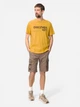 Футболка хлопковая длинная мужская Camel Active T-shirts 1/2 sleeves 409700-7T17-64 2XL Желтая (4063366239848) - изображение 3