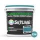 Краска резиновая суперэластичная сверхстойкая «РабберФлекс» SkyLine Бирюзовая RAL 5018 1,2 кг - изображение 2