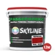 Краска резиновая суперэластичная сверхстойкая «РабберФлекс» SkyLine Красный RAL 3020 1,2 кг - изображение 2