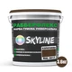 Краска резиновая суперэластичная сверхстойкая «РабберФлекс» SkyLine Коричневый RAL 8017 3,6 кг - изображение 2