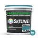 Краска резиновая суперэластичная сверхстойкая «РабберФлекс» SkyLine Бирюзовая RAL 5018 6 кг - изображение 2